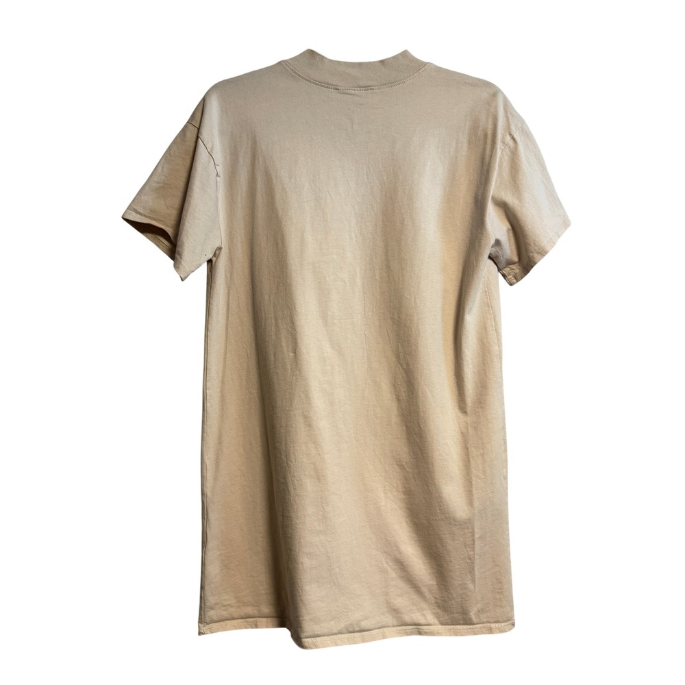 Reformation Tan Organic Cotton Longer Line Tee Size S - Picture 2 of 10
